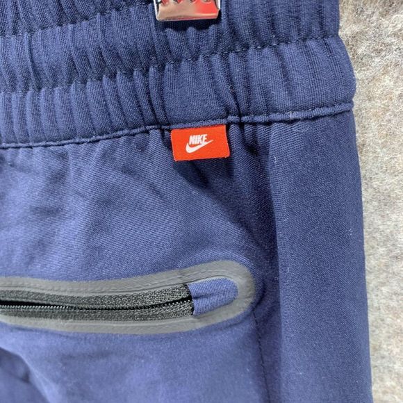 Nike Sweatpants Men's Medium Adult Casual Blue Joggers Outdoors Pockets - Picture 10 of 11